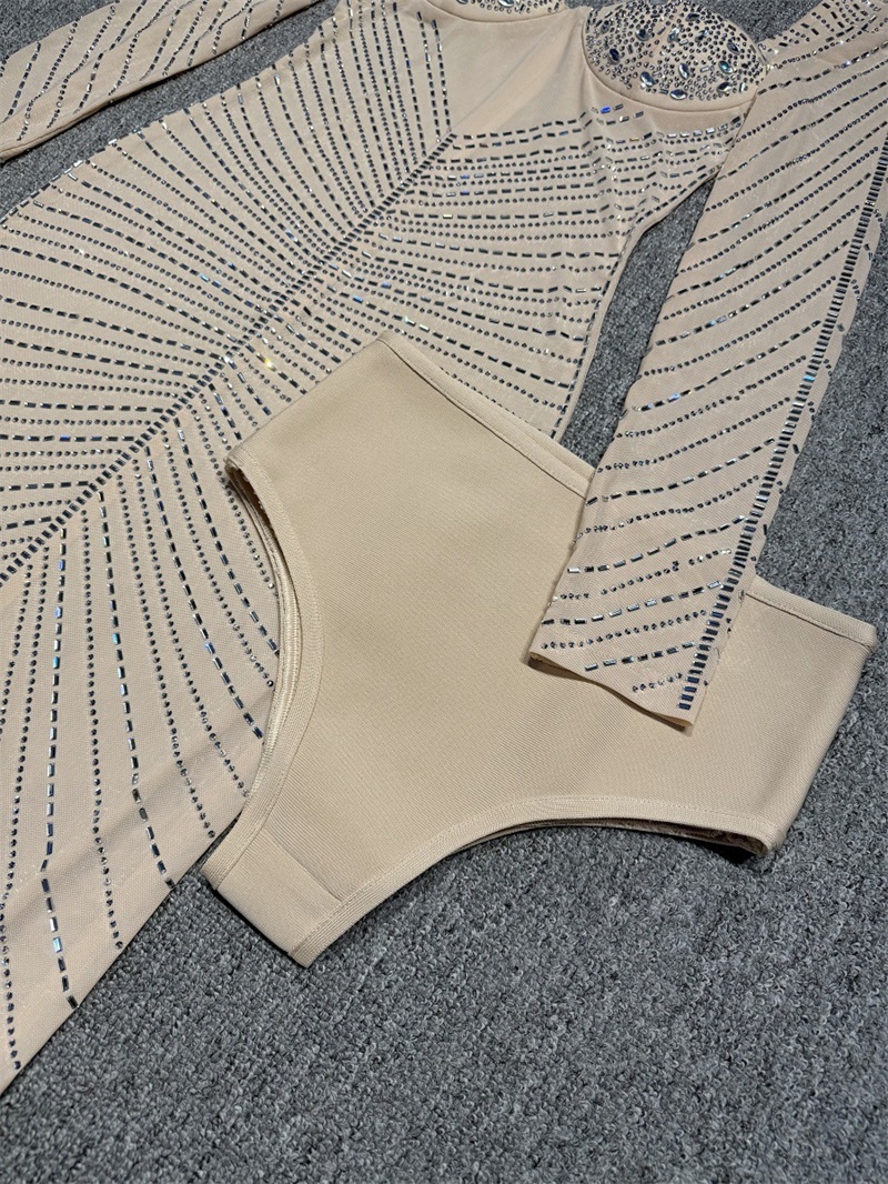 Lüks Kristaller Bej Kadın Balo - Women'S Holiday Formal Wear incelemesi ve fiyatı