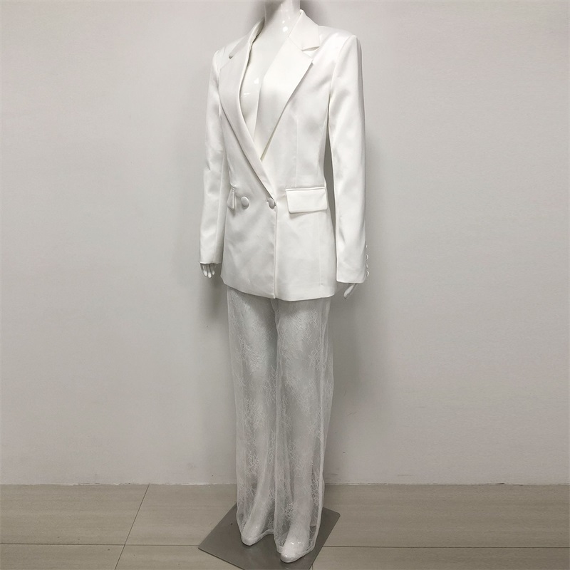Beyaz Dantel Kadın Takım Elbis - Women'S Holiday Formal Wear incelemesi ve fiyatı
