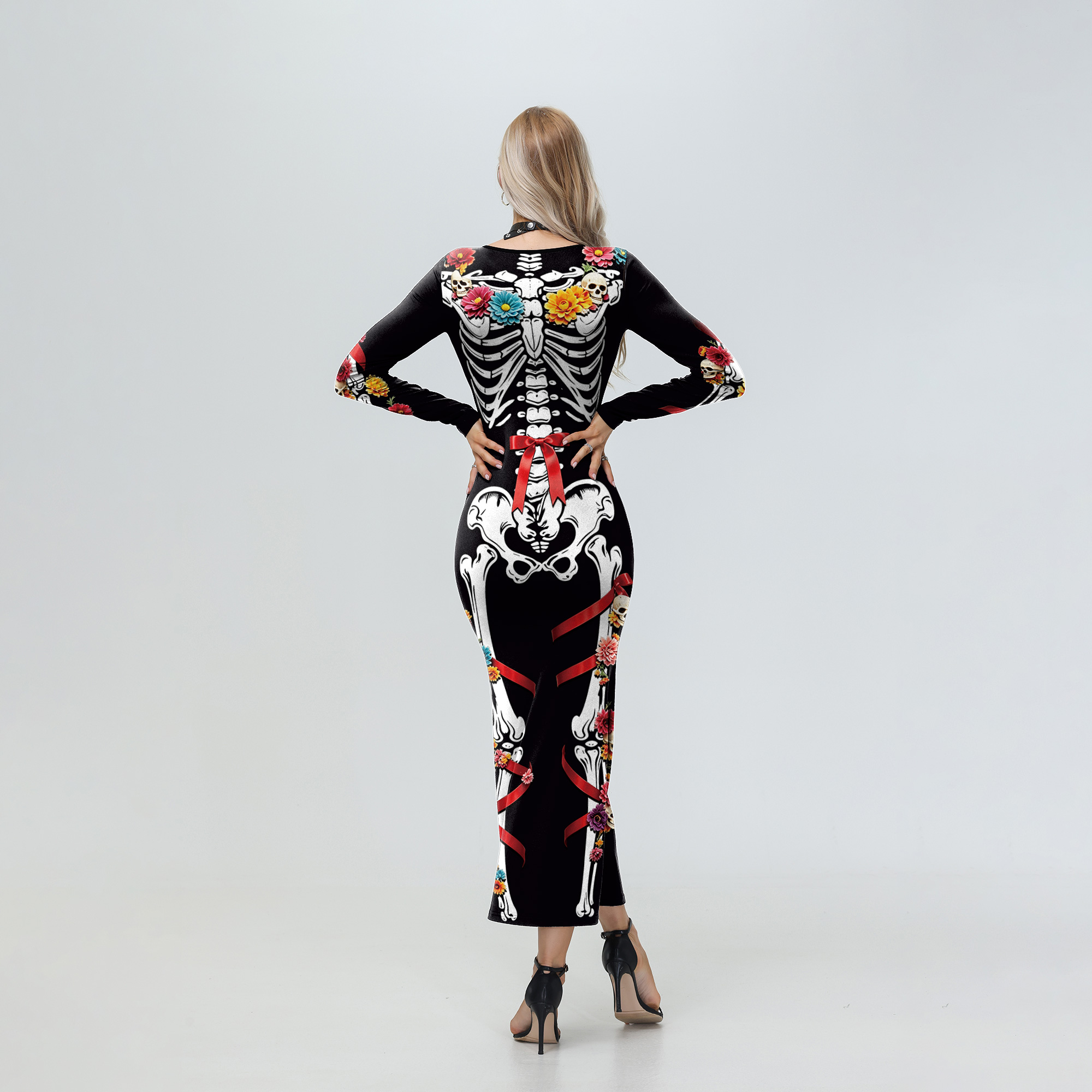 Cadılar Bayramı Kadın Çiçekli  - Women'S Red Formal Wear incelemesi ve fiyatı