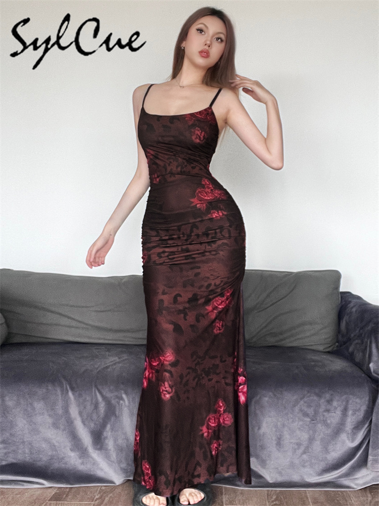 Sylcue Kırmızı Baskılı Tasarım - Women'S Red Formal Wear incelemesi ve fiyatı