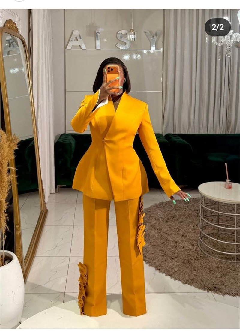 Sarı Kadın Takım Elbise Pantol - Yellow Formal Wear Women incelemesi ve fiyatı