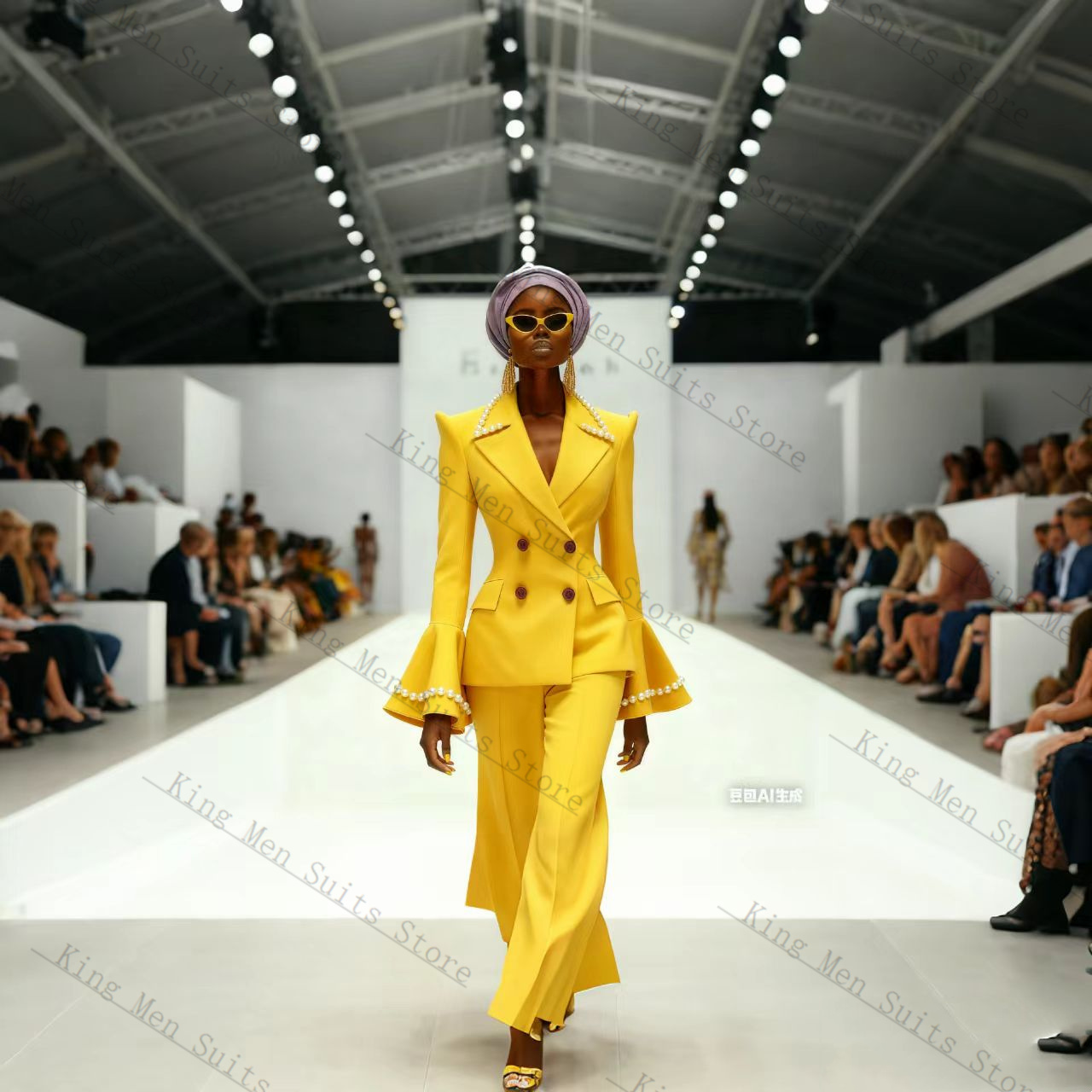 İnciler Sarı Kadın Takım Elbis - Yellow Formal Wear Women incelemesi ve fiyatı