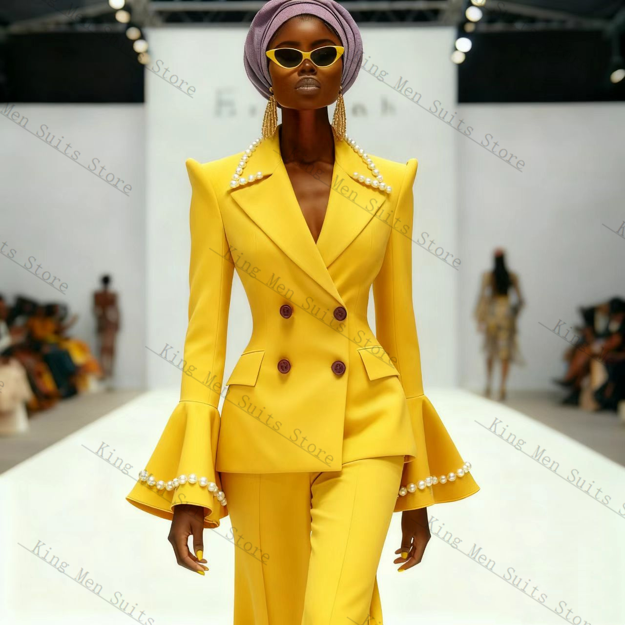 İnciler Sarı Kadın Takım Elbis - Yellow Formal Wear Women incelemesi ve fiyatı