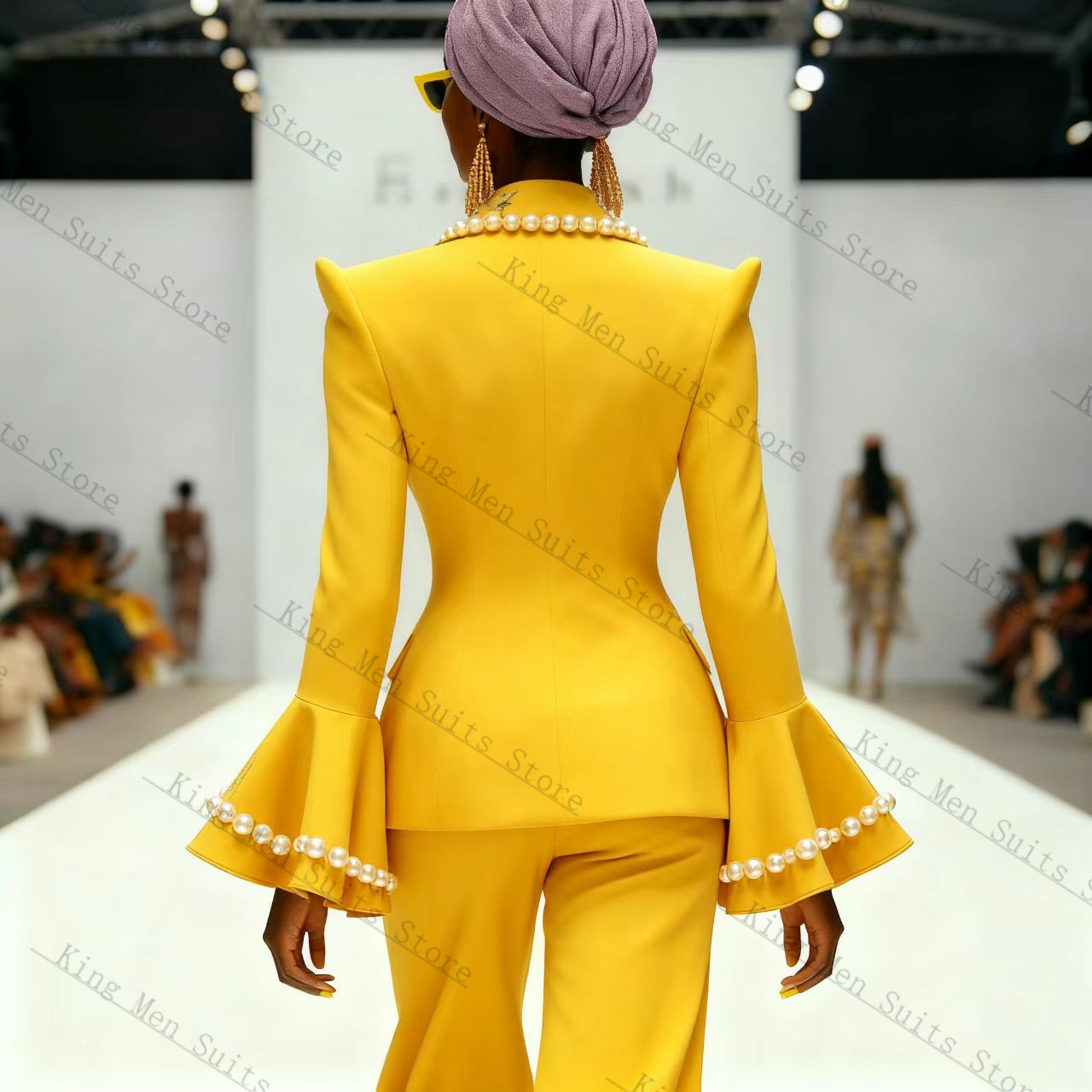 İnciler Sarı Kadın Takım Elbis - Yellow Formal Wear Women incelemesi ve fiyatı