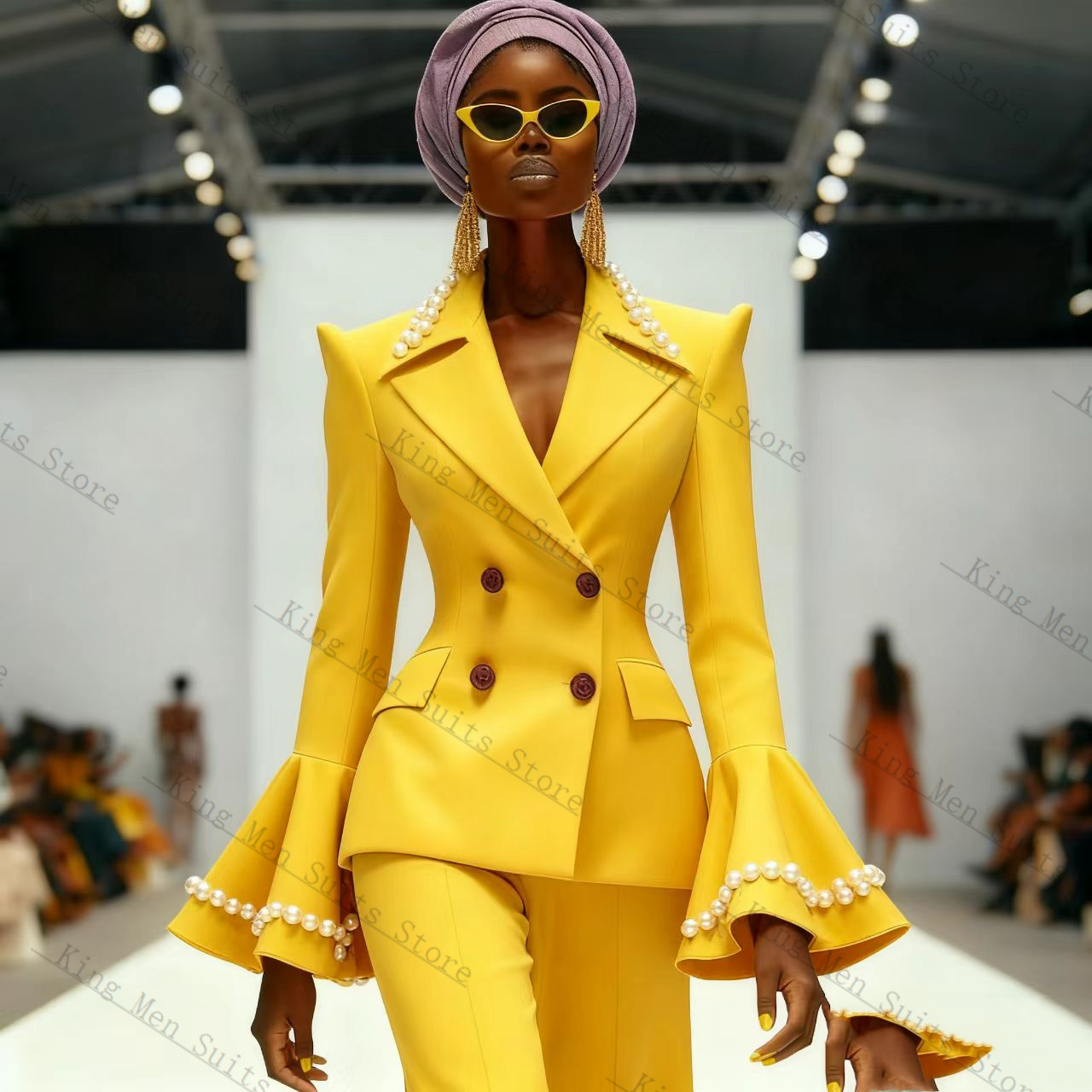 İnciler Sarı Kadın Takım Elbis - Yellow Formal Wear Women incelemesi ve fiyatı