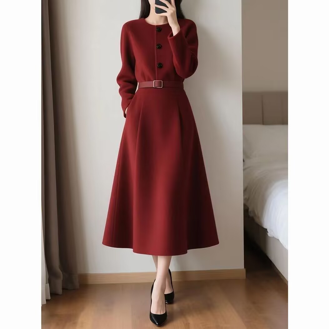 2026 Sonbaharı İçin Kırmızı Re - Women'S Red Formal Wear incelemesi ve fiyatı