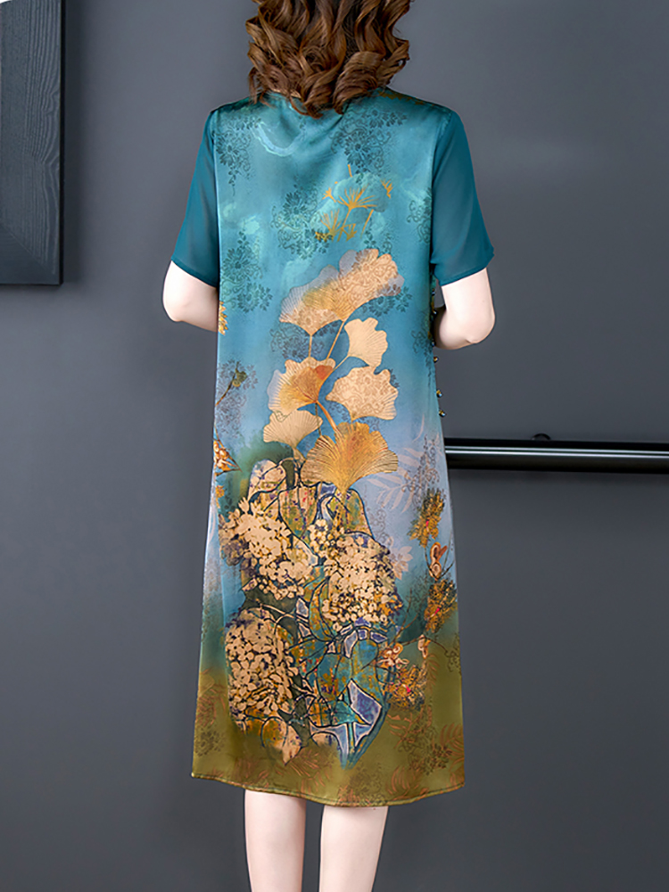 2024 kırmızı ipek çiçek lüks d - Women'S Red Formal Wear incelemesi ve fiyatı