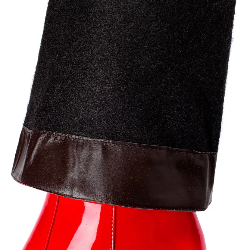 Kırmızı beyaz rugan kadın diz  - Women'S Red Formal Wear incelemesi ve fiyatı