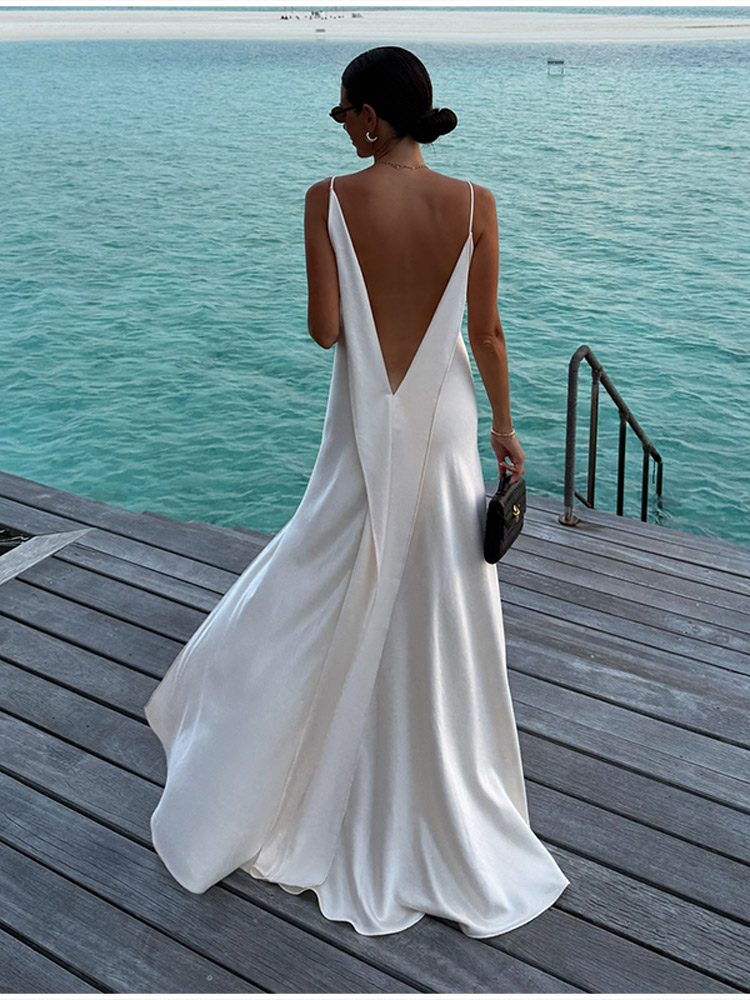Kadınlar için Zarif Saten V Ya - Women'S Holiday Formal Wear incelemesi ve fiyatı